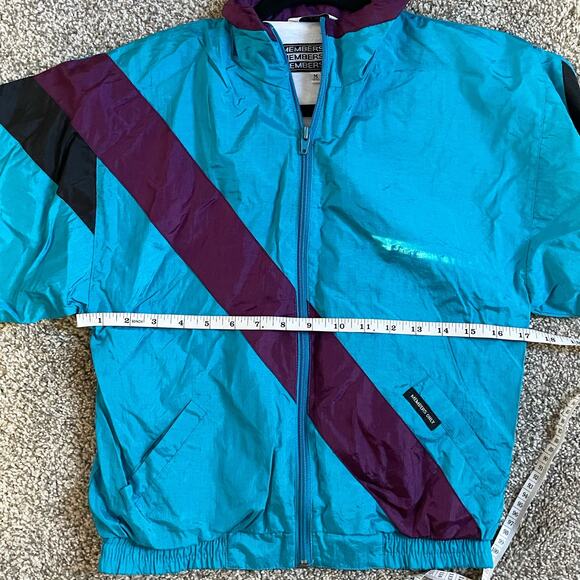 VTG Members Only Unisex Windbreaker Jacket Color Block - Picture 6 of 8